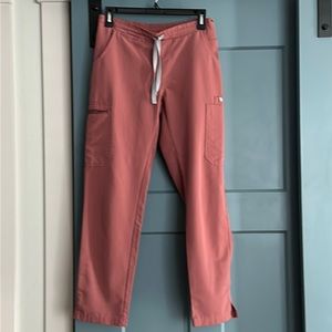 Figs scrubs mauve yola pants
